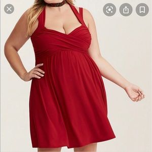 TORRID Red Babydoll Dress (NWT)